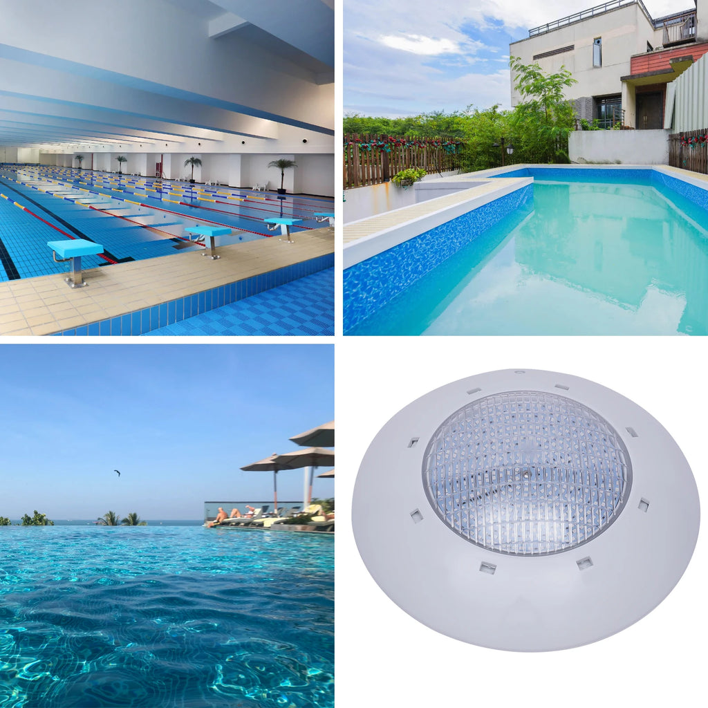35w Underwater Pool Light With Remote Control LED Light Source Wall Mounting 120° Lighting Angle Seal Ring