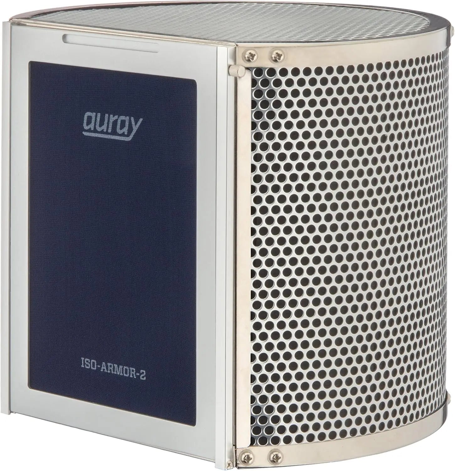 Microphone Isolation Chamber with Pop Filter, Reduces Noise for Clear Vocal Recording