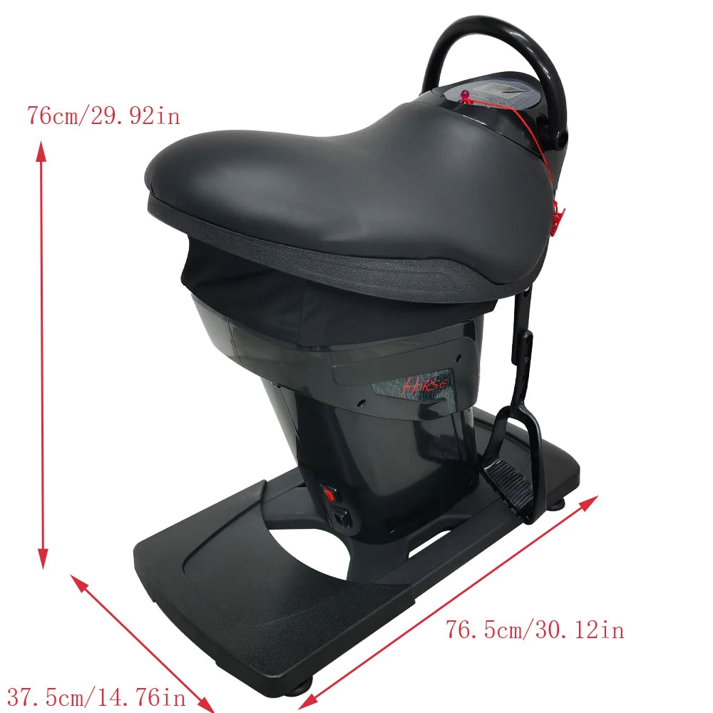 Máquina Simuladora de Equitación Eléctrica 110V | Velocidad Ajustable | Pantalla LCD 🐎