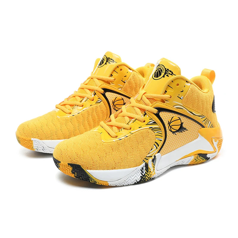 Men's Lightweight Basketball Shoes – Breathable, Anti-Slip, High-Top