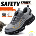 Zapatos de Seguridad Transpirables | Sin Cordones | Suela Blanda | Antipinchazos | Antiaplastad