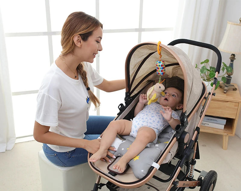 Baby Stroller Hanging Toys – Cartoon Animal Rattles