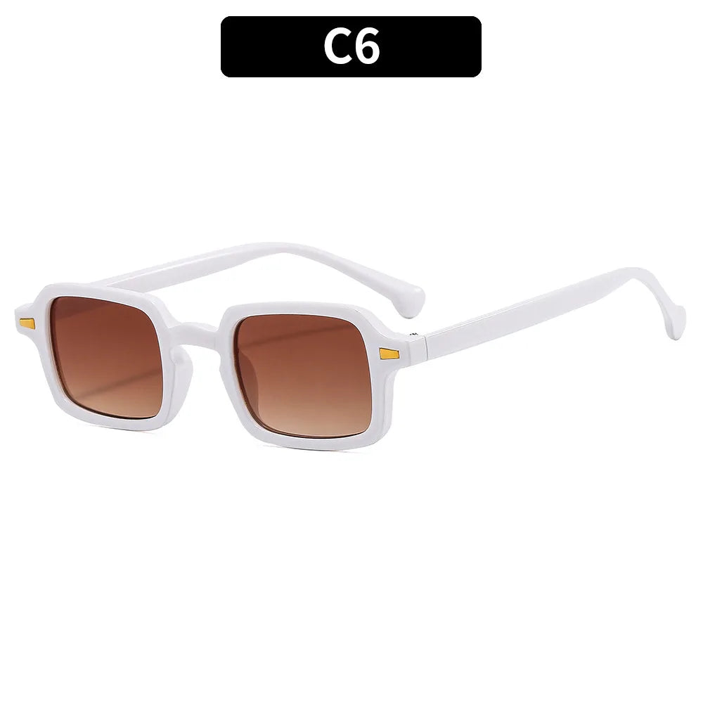 Luxurious Rectangle Sunglasses Women Oval Vintage Brand Designer Square Sun Glasses Men Shades Female Eyewear sunglasses