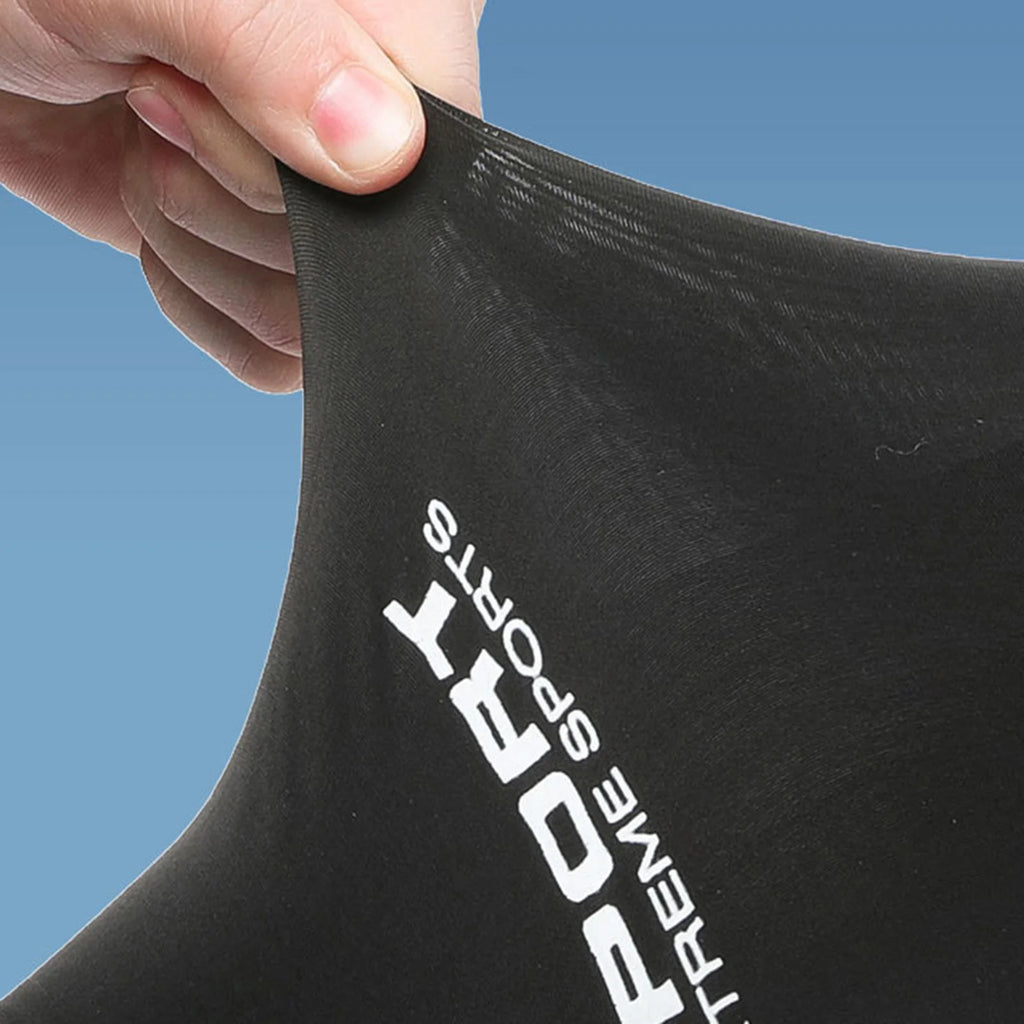 Sun-protective Arm Sleeves Cooling Cover Summer UV Sun Protection Riding Sleeves Thin ice silk gloves outdoor Running Cycling