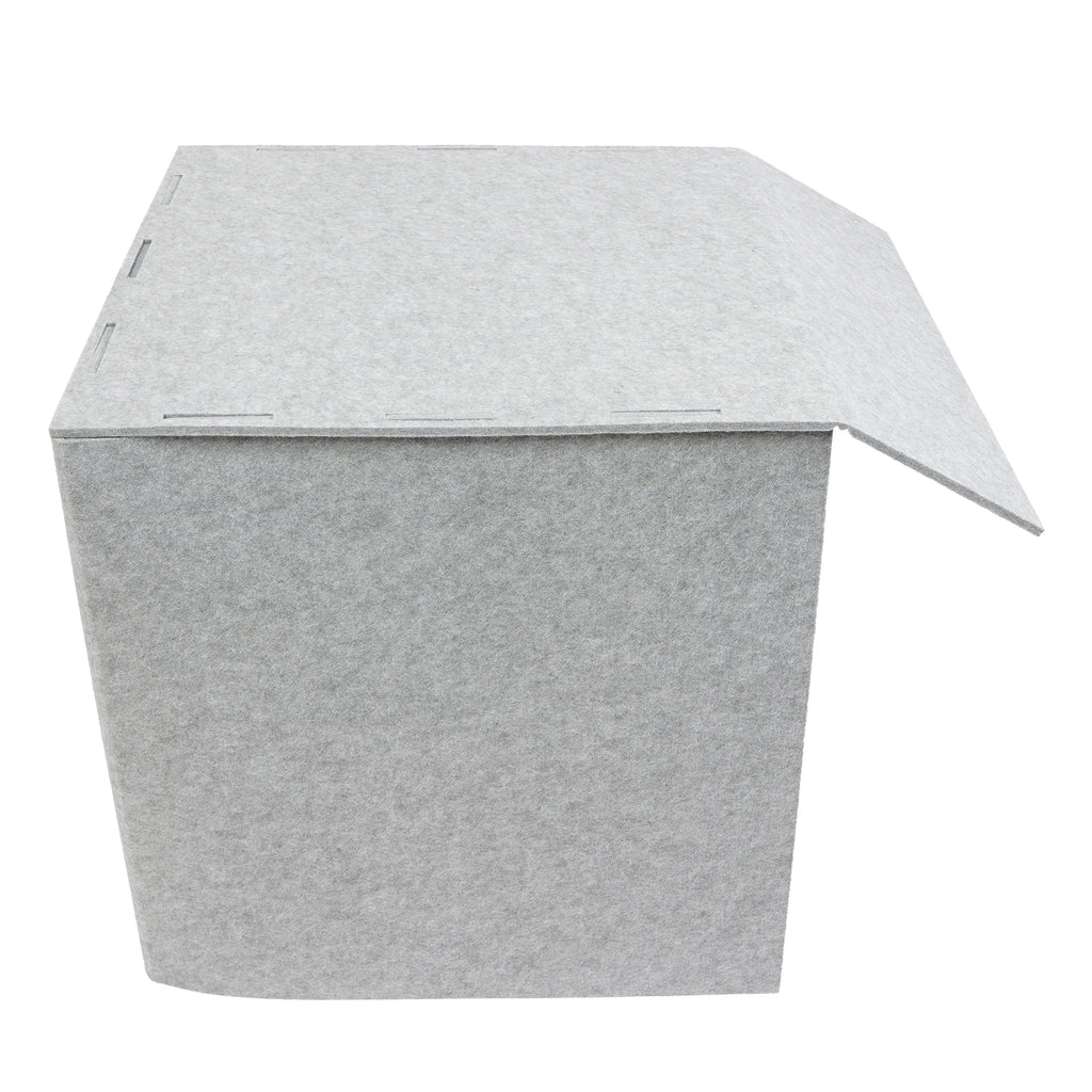 60x60x60cm Desktop Soundproof Cover Vocal Sound Absorbing Shield Acoustic Foam 62mm Total Thickness,Easy to Assemble for Home