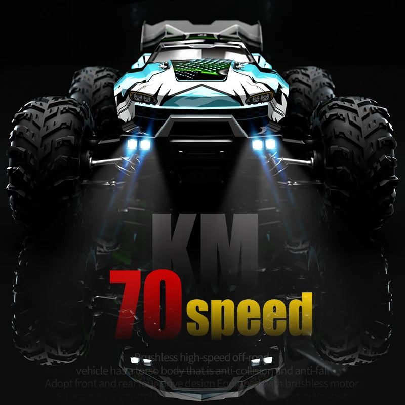 WLtoys 16101 Pro Carro RC 1:16 | 75KM/H | 4WD | Motor Brushless | LED | 2.4G | Drift Monster Truck | Regalo Niños