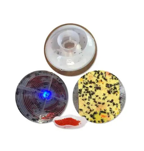 Cebo para Moscas No Tóxico Harina de Hueso | Sin Pesticidas | Control de Plagas | 5/10 Packs - Firu Total Sales