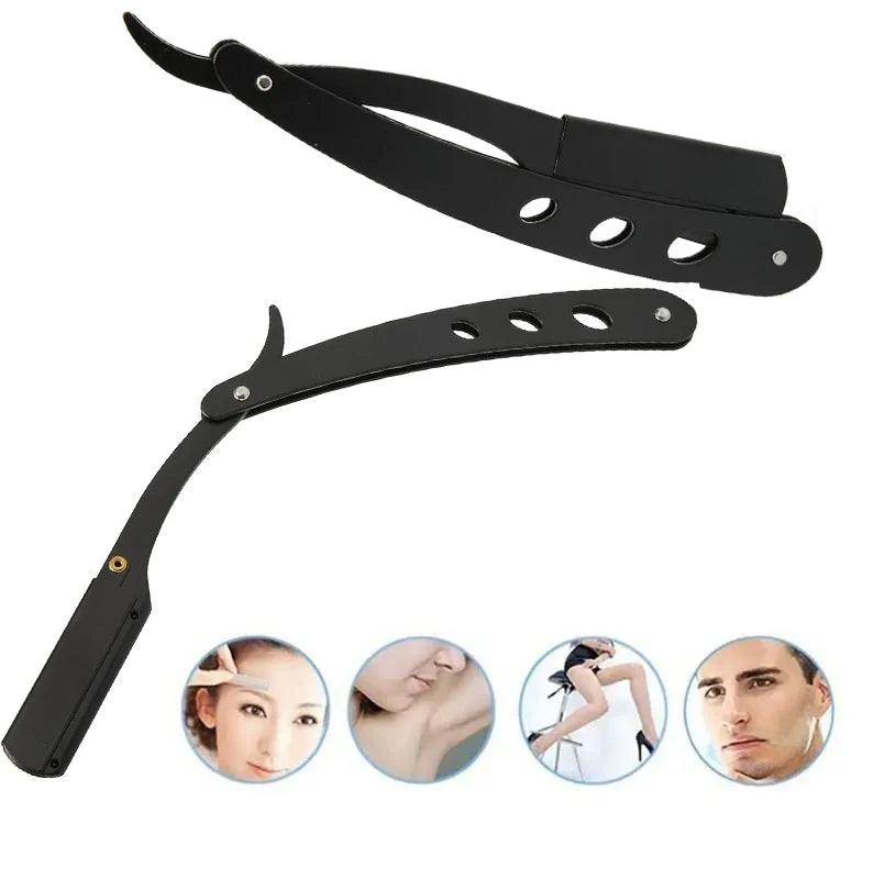 Straight shaver arm, men's folding manual shaver, men's shaver, razor sharp blade barber shop razor