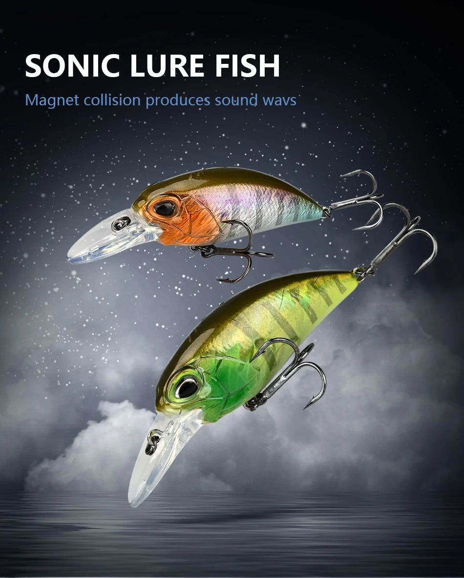 MEREDITH M65 Crankbait Flotante | 14g | 11 Colores | Profundidad 2-2.5m | Bass | Wobbler Profesional - Firu Total Sales