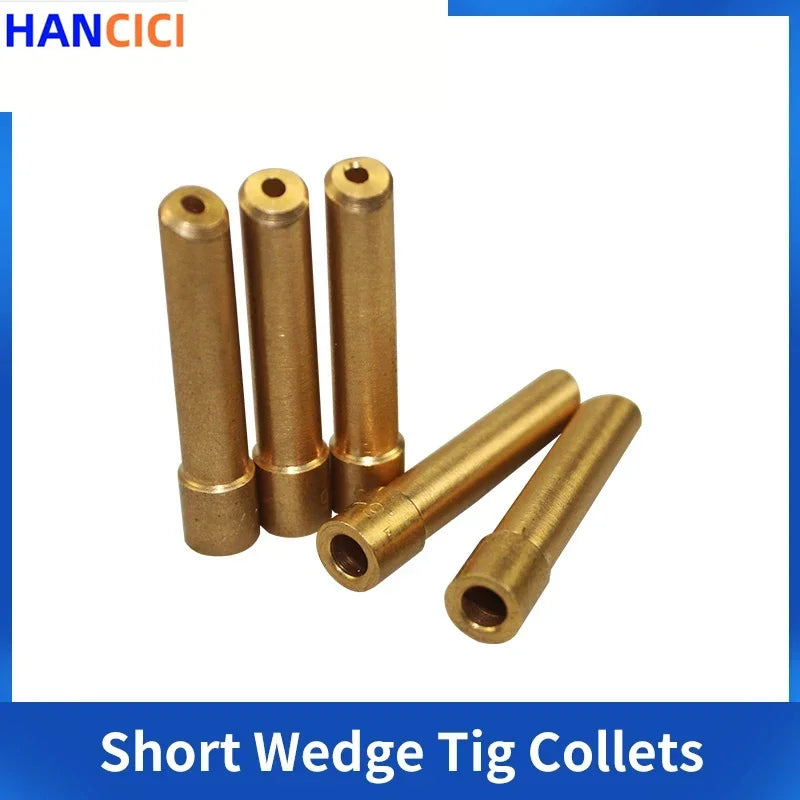 5PCS Wedge Tig Electrode Collet 1.0MM  1.6MM 2.4MM 3.2MM Length Argon Welding Consumable For WP17/18/26 Torch