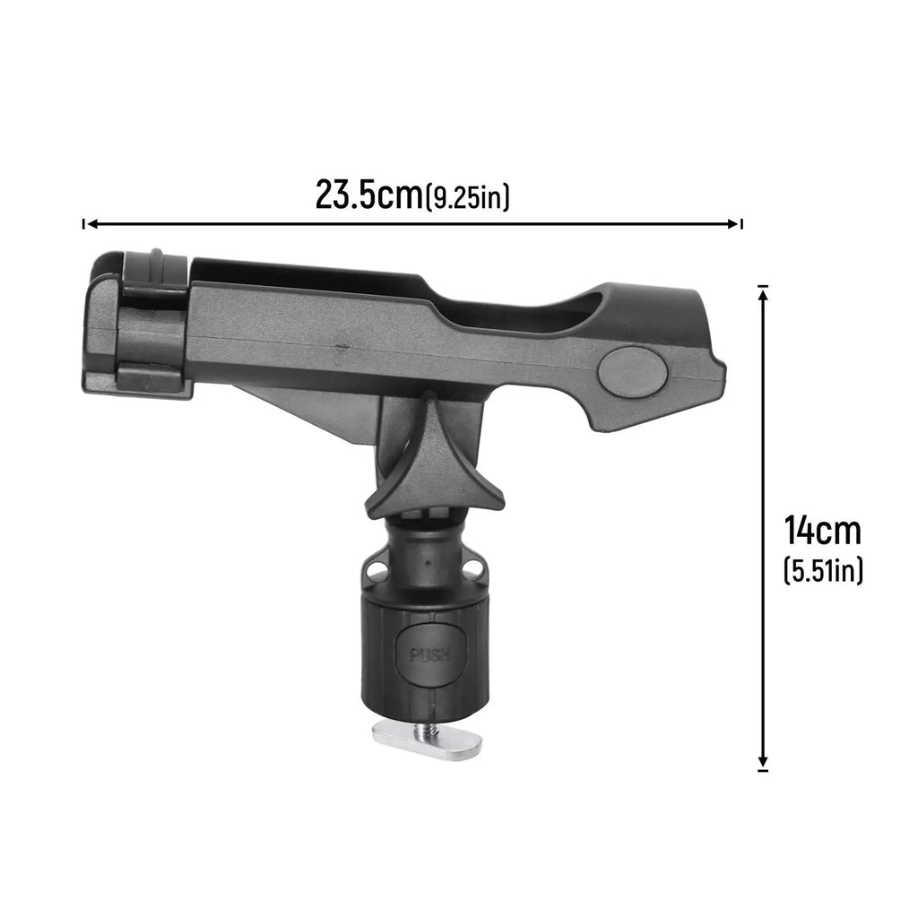 Swivel Boat Fishing Rod Holder Stand Durable Adjustable Rack for Kayak Fishing Rods and Paddle Board Use