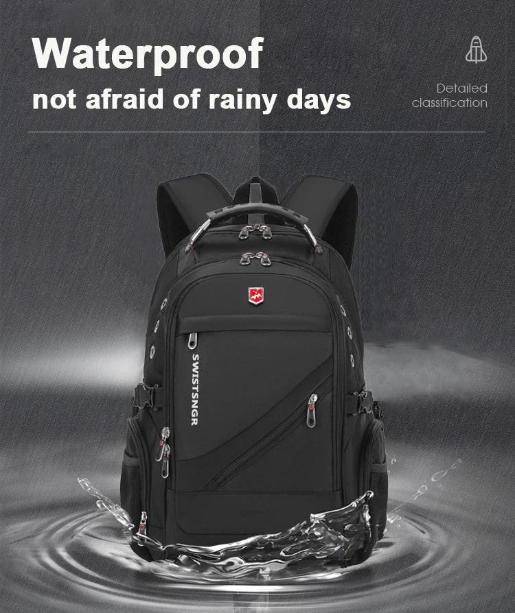 2026 Waterproof 17/20 Inch Laptop Backpack Men Airplane Travel Backpack Women Oxford Rucksack Male School Bag modern Mochila