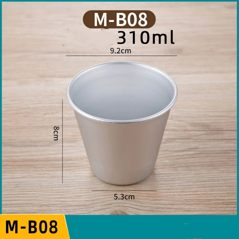 Set 5/10pcs Moldes Mini Acanalados de Aluminio para Pudding y Mousse 🍰