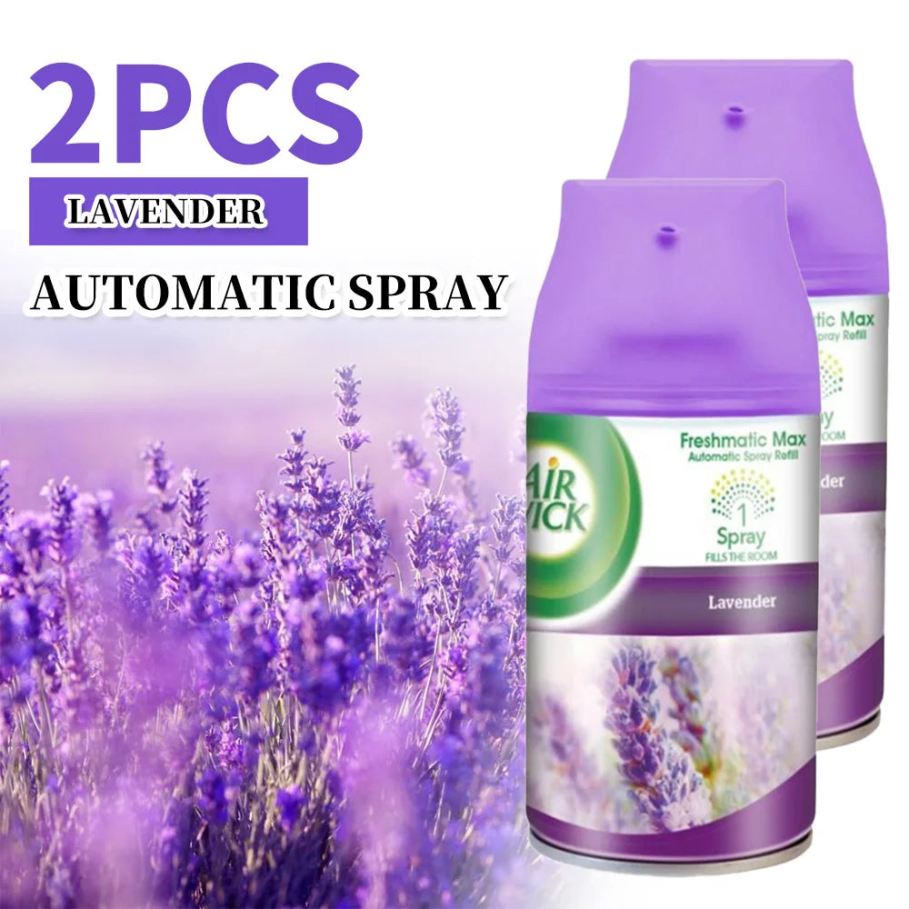 2 Pcs 6.2 Oz Per Count Automatic Spray Air Freshener Refill, Scented Air Freshener For Car, Office, Home And Bathroom, Car Spray
