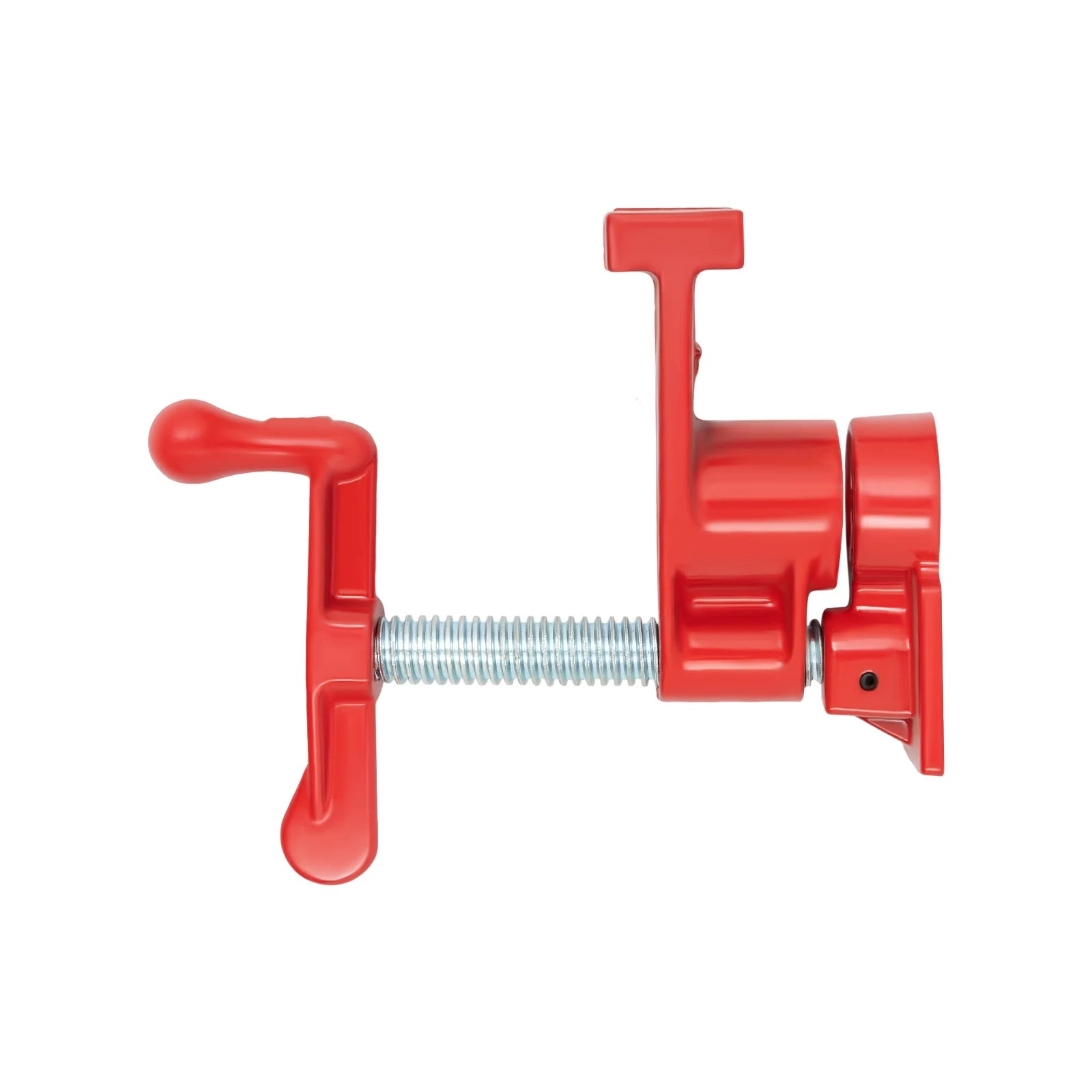 4 Pack 3/4" Wood Gluing Pipe Clamp Set Heavy Duty PRO Cast Iron Quick Release Bar Clamps Kit with Wide Base for Woodworking