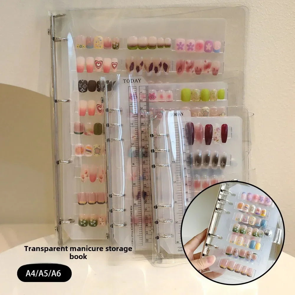 Álbum Organizador de Nail Art DIY | Exhibidor de Diseños | Herramienta de Almacenamiento 💅 - Firu Total Sales