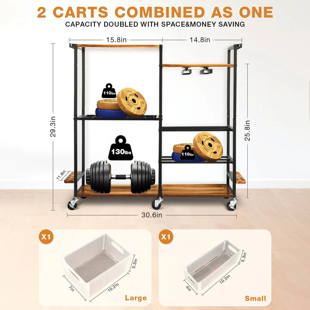 Fishing Rod Holders for Garage Fishing Pole Rack Containers Included, up to 10 Rods Tackle Box Reel Storage Fishing Rod Rack