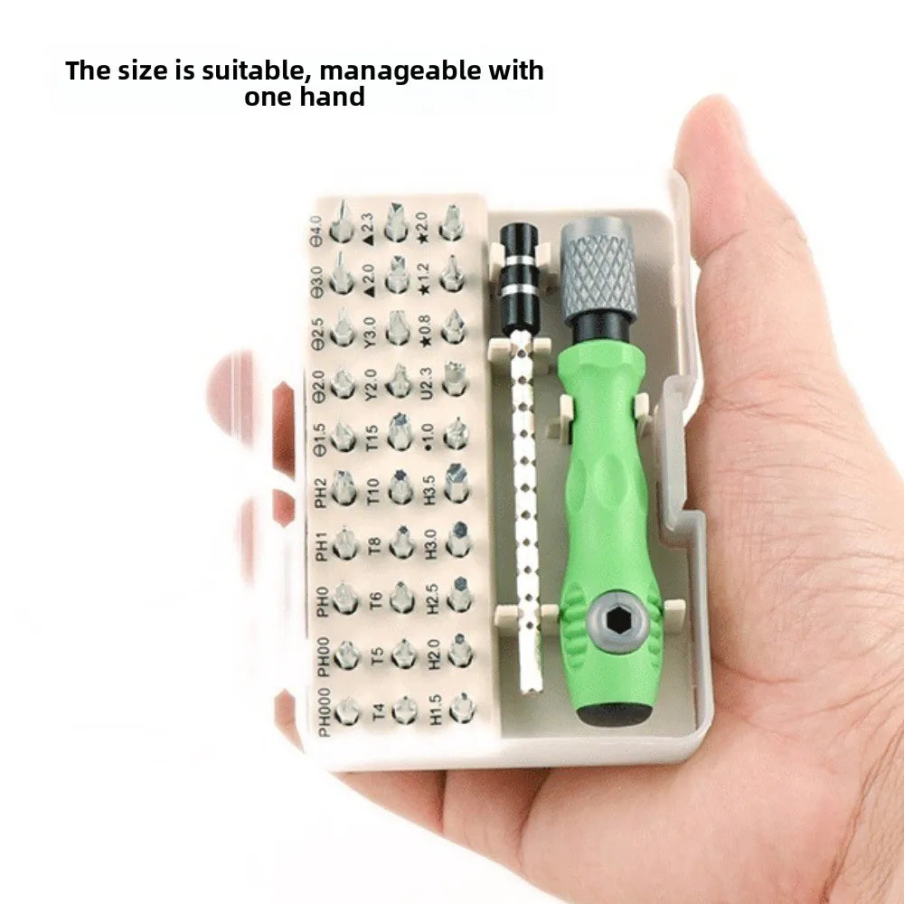 32 in 1 Precision Screwdriver Set CR-V Steel Multifunctional Hand Tool Kit for Phone Laptop Watch Glasses Repair DIY Maintenance