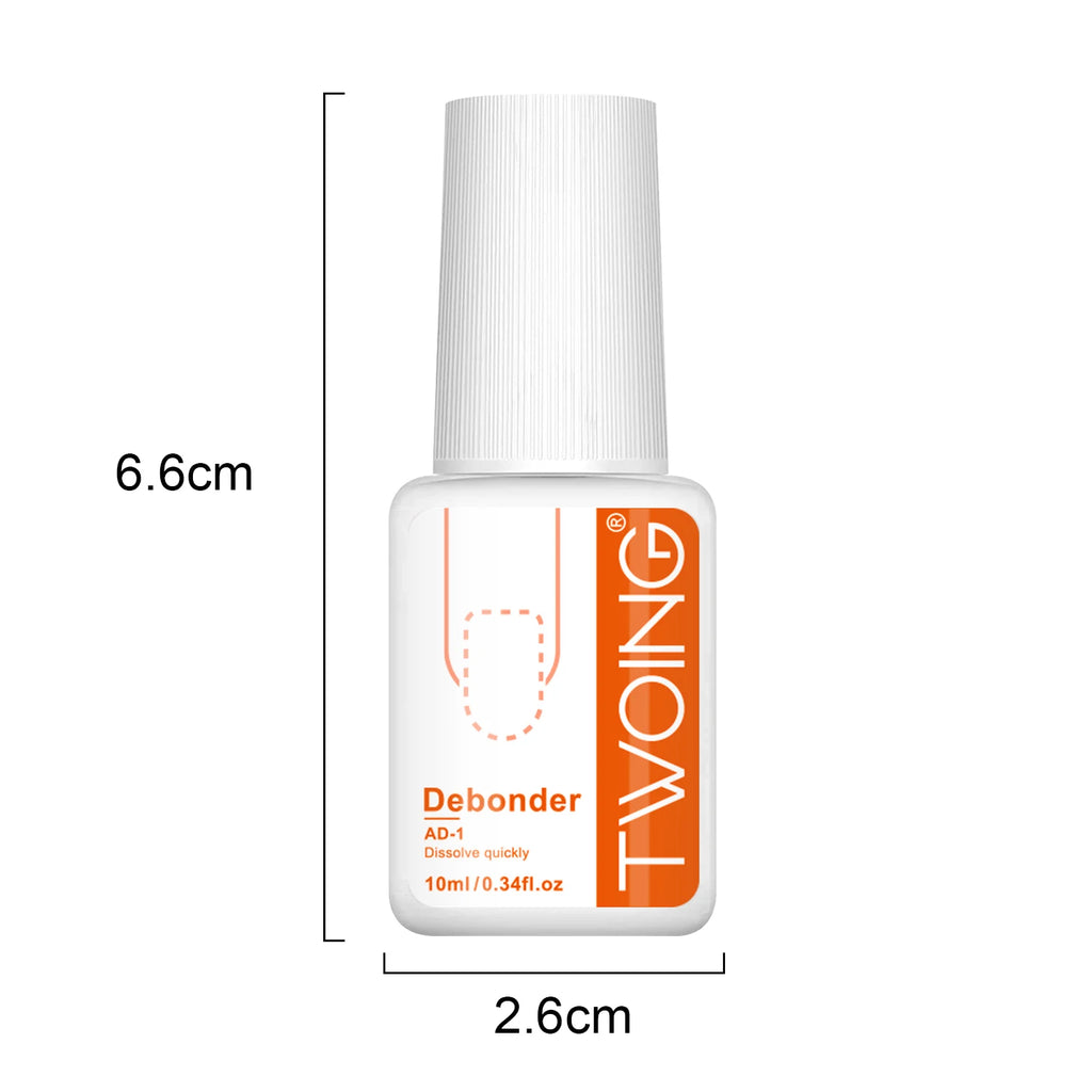 Removing false Nais, press ON Nails Glue and fake Nail Adhesives, Nal Tips Remover Manicure Accessories fast Disolve liquid 10ml