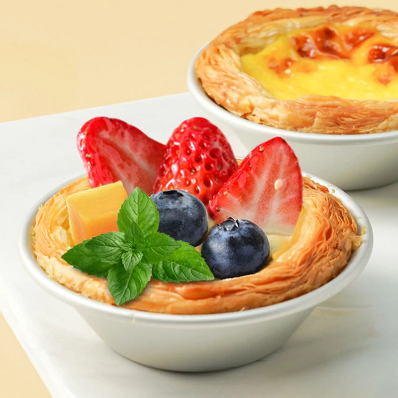 10 Moldes de Aluminio para Tartaletas y Mooncake | Accesorios de Repostería