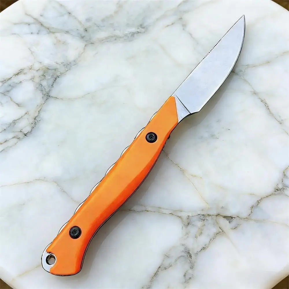 CPM-154 Steel Small Fixed Blade Knife 15700 Flyway with K-Type Sheath Outdoor Camping Fishing EDC Tool for Men's Gift