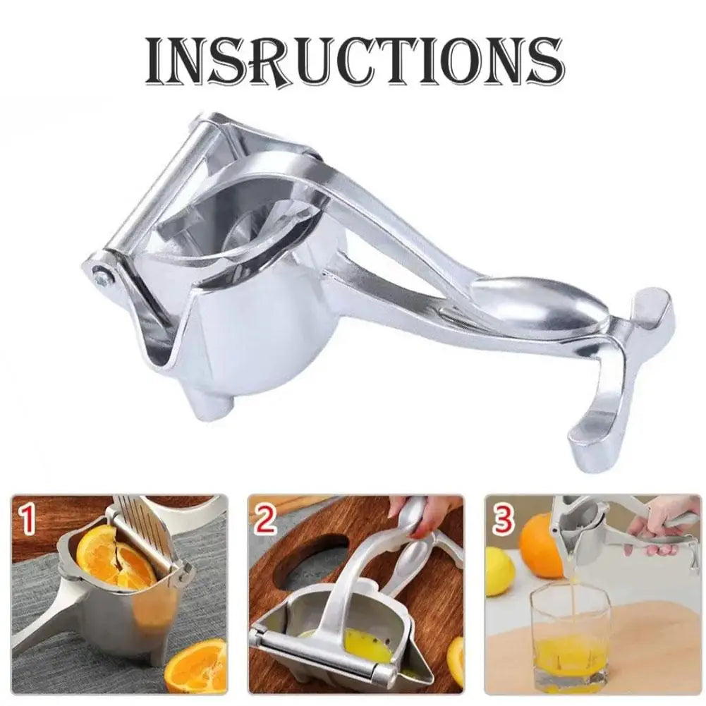 Exprimidor Manual de Limón Aluminio | Prensa Multifunción | Accesorio de Cocina
