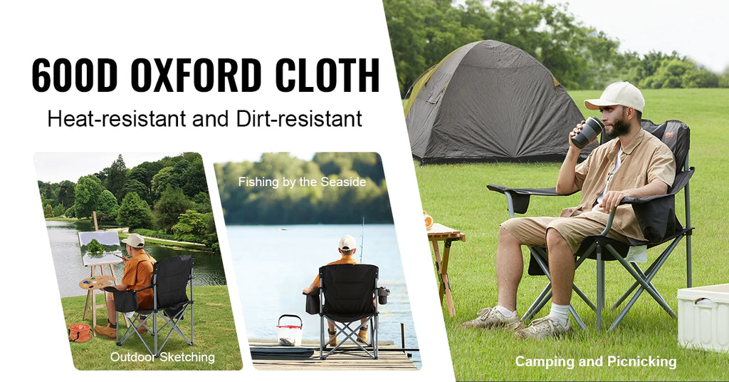SucceBuy Silla Camping Plegable Ultra Ligera | 350 lbs | Playa, Senderismo, Pesca y Picnic | Portable