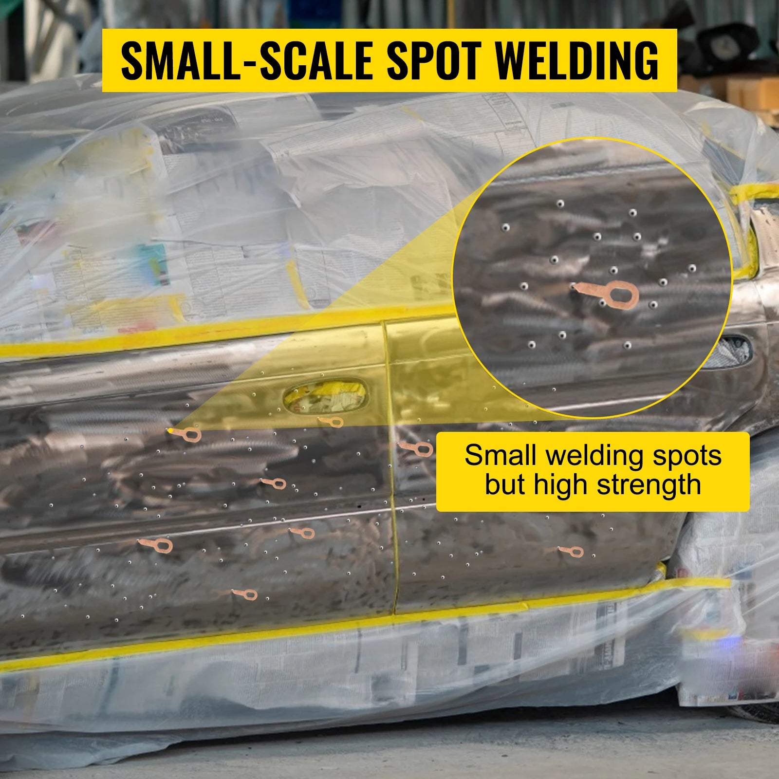 VEVOR Spot Welder Spotter 3500A Spot Welding Repair Machine GYSpot 2700 Dent Repair Machine Vehicle Panel Spot Puller