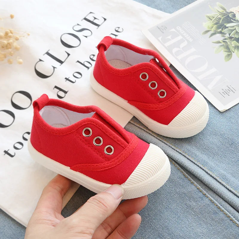 Zapatos de Lona Bajos para Niños y Niñas | Transpirables | Moda Casual