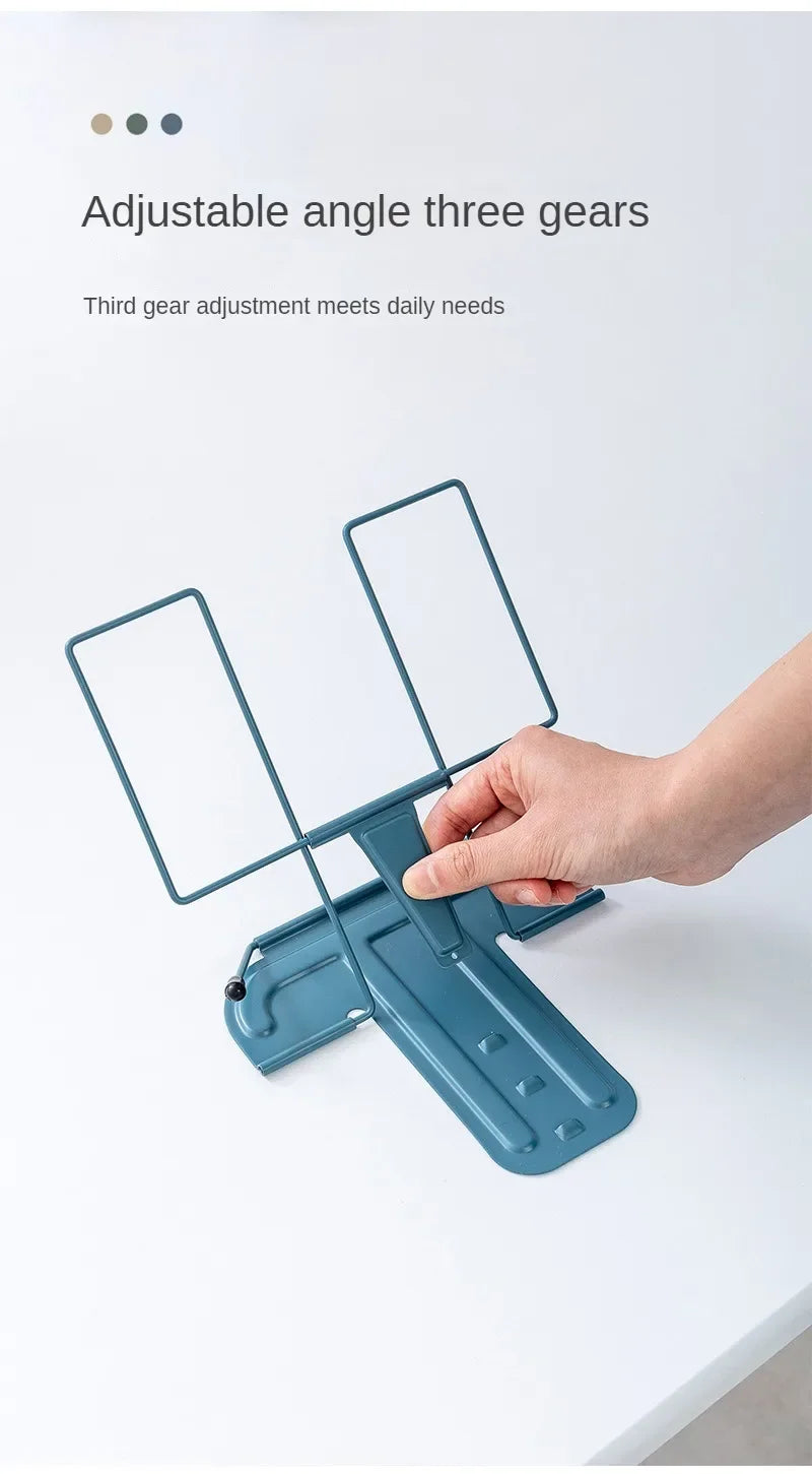 Simple metal reading stand, foldable reading stand, portable reading bookshelf, music stand