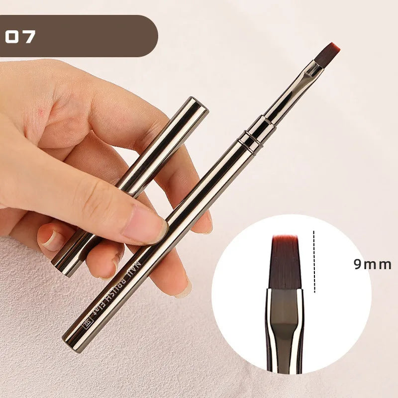 Pluma Liner de Nail Art con Mango de Aluminio | Flores, Hojas y Rayas | Manicure DIY 💅 - Firu Total Sales
