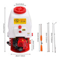 20L Backpack Sprayer 700w 25.4cc Portable Sprayer High-pressure Pump Knapsack Atomizer for Fields and Orchards