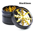 40mm/50mm /62mm 4 Layers Herbal Grinder Pepper Pot Spice Tobacco Mill Aluminum Alloy Dry Herb Crusher Smoking Cigarette Tools
