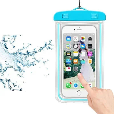 Funda Impermeable para Celular 6 Pulgadas - Bolsa Seca para Playa, Piscina y Deportes Acuáticos