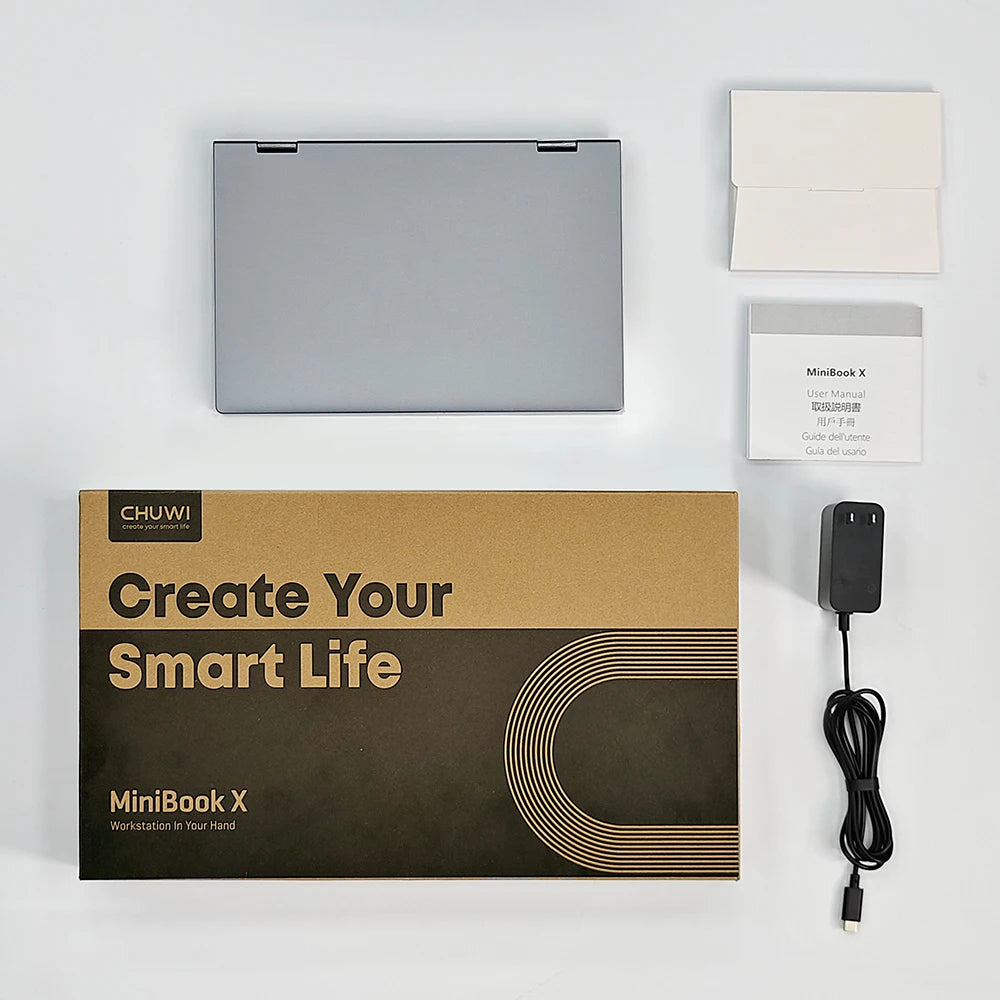 CHUWI MiniBook X Intel N150 2-in-1 Tablet Laptop 16GB LPDDR5 512G SSD 10.51'' 2K FHD WiFi6 BT5.2 Ultra-slim Touch Screen Laptop