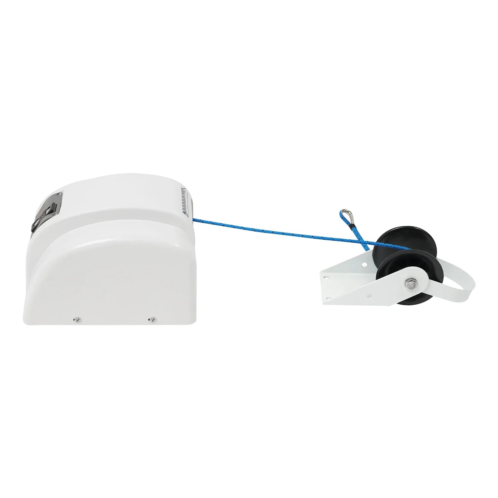 12V 45LBS Boat Electric Anchor Winch With Remote Wireless Controller Corrosion resistant Boat Anchor Wench White