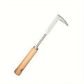1pc 13.5inch L-shaped Stainless Steel Gap Weeding Tool Garden Hand Tool, For Clearing Weeds On Yard, Patio, Driveway