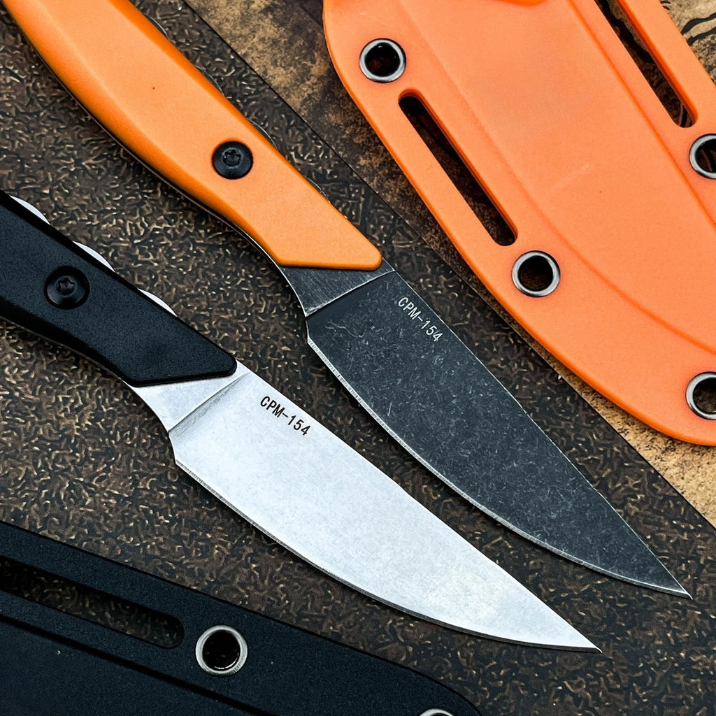 CPM-154 Steel Small Fixed Blade Knife 15700 Flyway with K-Type Sheath Outdoor Camping Fishing EDC Tool for Men's Gift