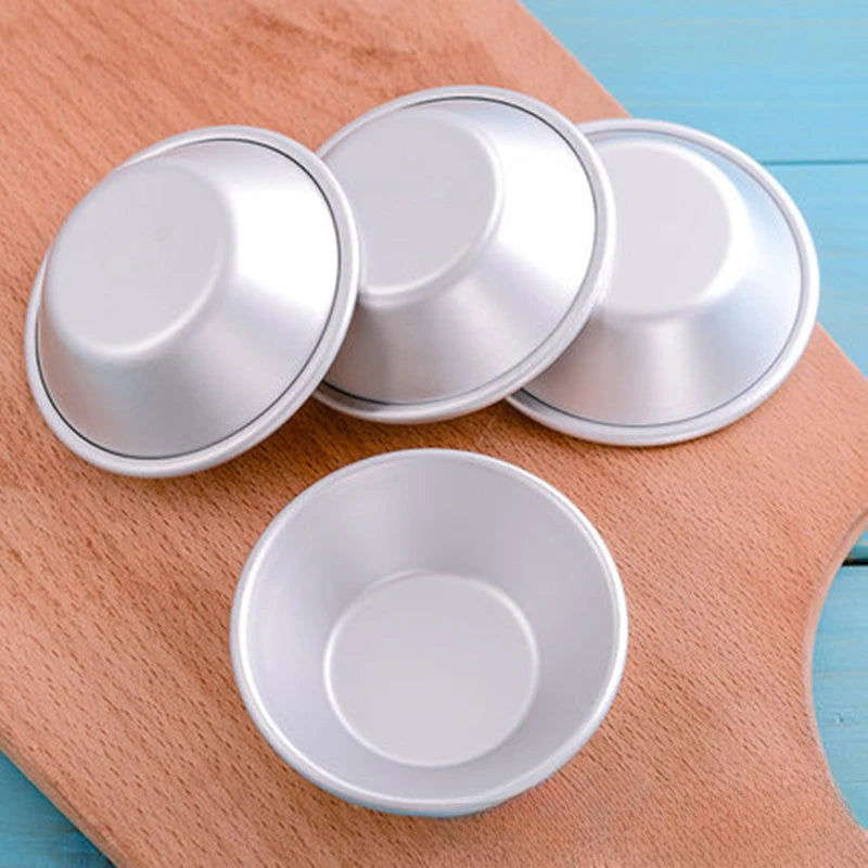 10 Moldes de Aluminio para Tartaletas y Mooncake | Accesorios de Repostería