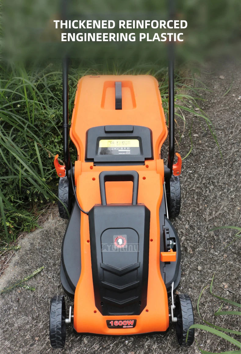 2026 Electric push lawn mower Garden weed trimmer High-power Grass mowing machine