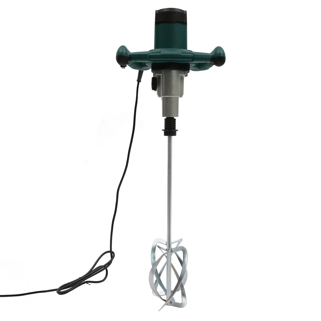 Handheld Paint and Mortar Stirrer Corded Electric 2-Gear Concrete Mixer 6 Speeds Optional Red/Green US/EU Standard 110V