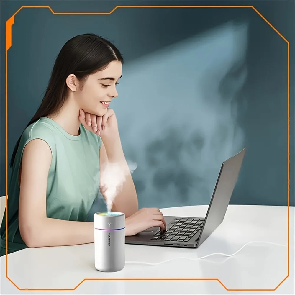 Humidificador de Auto con LED Colorido | Aromaterapia Ultrasónica | Dormitorio 💧