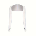 1pc Women's Shawl Cuff Sun Protection Sleeves, Ice Silk Arm Cover for Running Cycling Fishing, UV Blocking & Breathable
