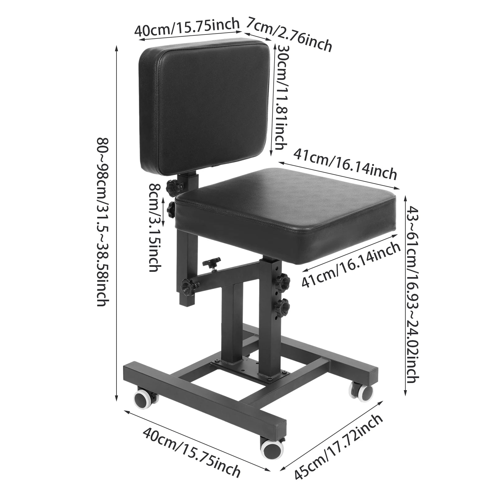 Multifunctional Chair with Armrest for Tattoo Artists Tattoo Chairs Arm Rest Armrest Stand with Foot Pads Ajustable Hair Chair