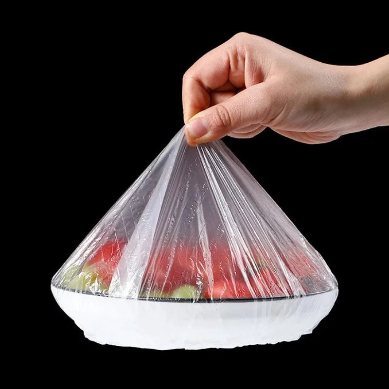 Tapas Desechables para Alimentos | Film Saran Wrap | Bolsas Conservación Cocina