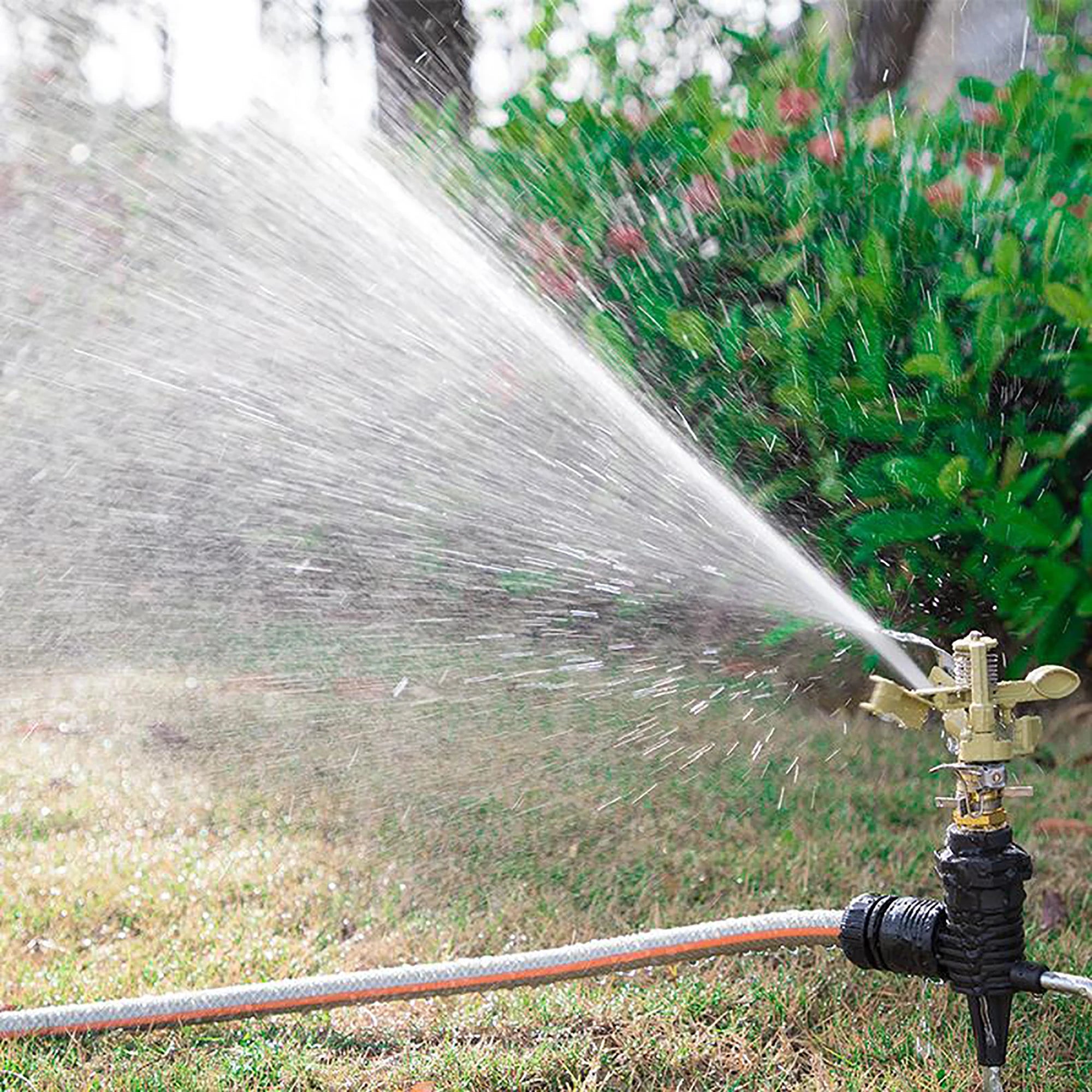 1/2"Male Thread Rotating Rocker Sprinkler Adjustable Impact Sprinkler Lawn Garden Park Orchard Field  Irrigation Watering Nozzle