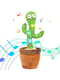 Cactus Bailarín que Habla y Canta | Repite lo que Dices | Juguete para Bebés 🌵 - Firu Total Sales
