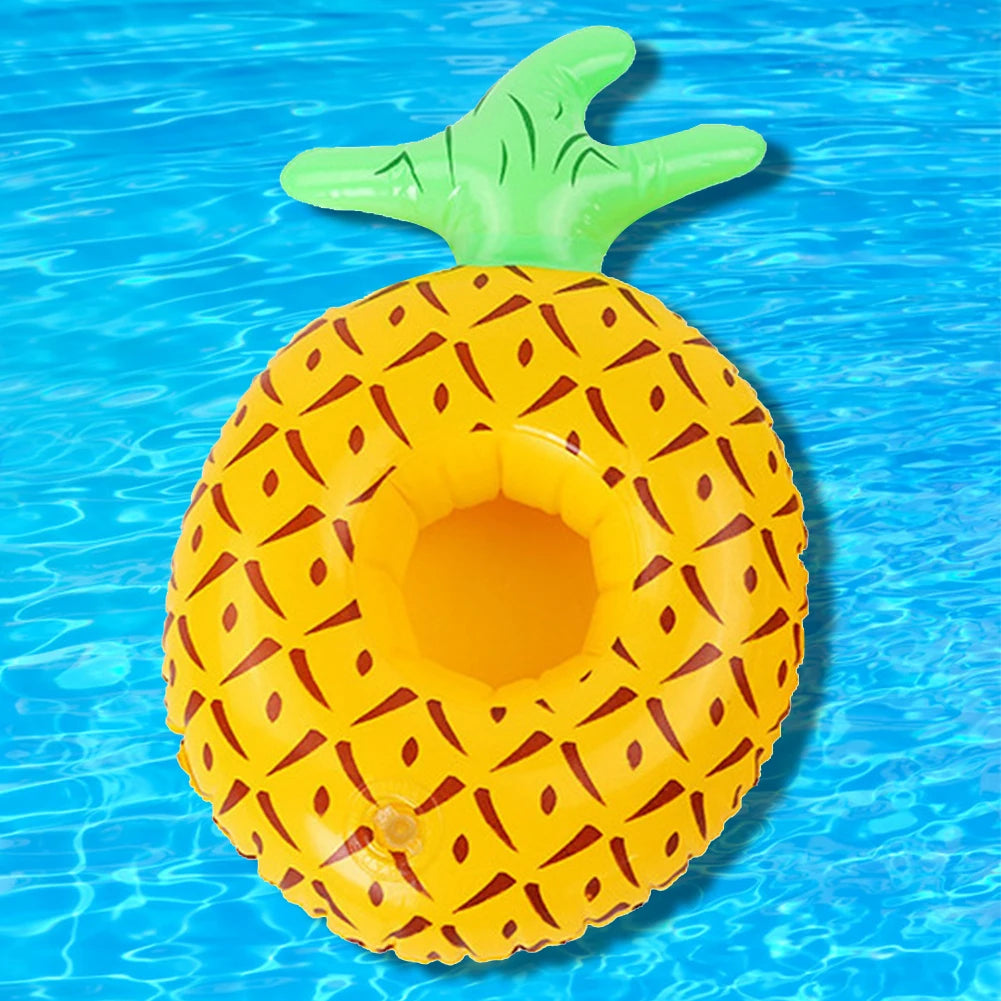 Floating Cup Holder Inflatable Swimming Pool Drink Cup Stand PVC Cooler Table Party Supplies Gift for Family Friends