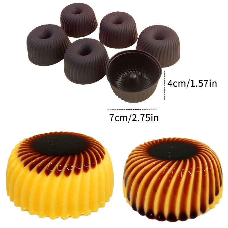 Molde de Silicona para Pudding, Caramelo, Muffin y Donut | Repostería DIY 🍩