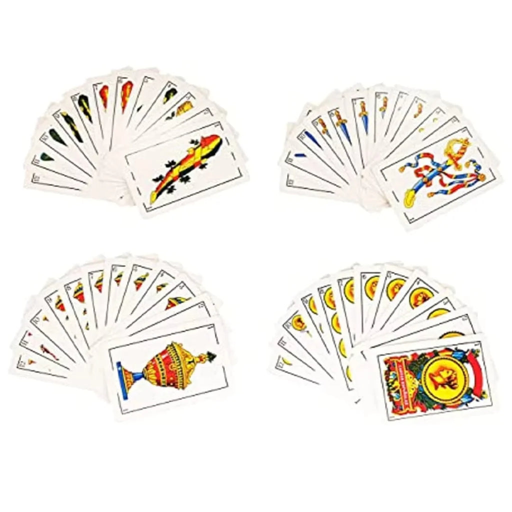 1 Deck of Authentic Spanish Naipes Playing Cards - Perfect for Mexican Card Games and Poker! Great for Gifts, Party Time Fun!
